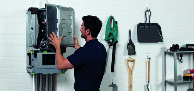 boiler being replaced