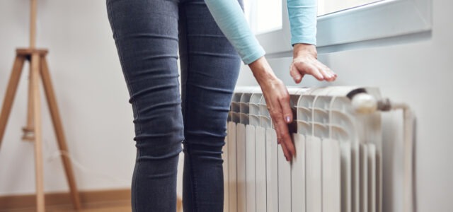 Checking radiator heat